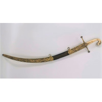 Armes Blanches SABRE DE GÉNÉRAL LUXUEUX Shamshir RETOUR D’ÉGYPTE - FRANCE ou Angleterre débutXIXè {PRODUCT_REFERENCE} - 2
