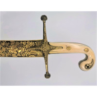 Armes Blanches SABRE DE GÉNÉRAL LUXUEUX Shamshir RETOUR D’ÉGYPTE - FRANCE ou Angleterre débutXIXè {PRODUCT_REFERENCE} - 25