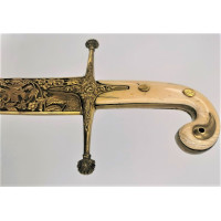 Armes Blanches SABRE DE GÉNÉRAL LUXUEUX Shamshir RETOUR D’ÉGYPTE - FRANCE ou Angleterre débutXIXè {PRODUCT_REFERENCE} - 26