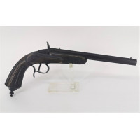 Armes de Poing FLOBERT INVENTEUR BREVETE A PARIS  PISTOLET DE TIR DE SALON CALIBRE 6MM ANNULAIRE - FRANCE XIXè {PRODUCT_REFERENC