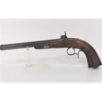 Armes de Poing DEVISME PISTOLET DE DUEL à PERCUSSION Calibre 12mm vers 1840 fini par SOTIAU Fils à Metz- France XIXè {PRODUCT_RE