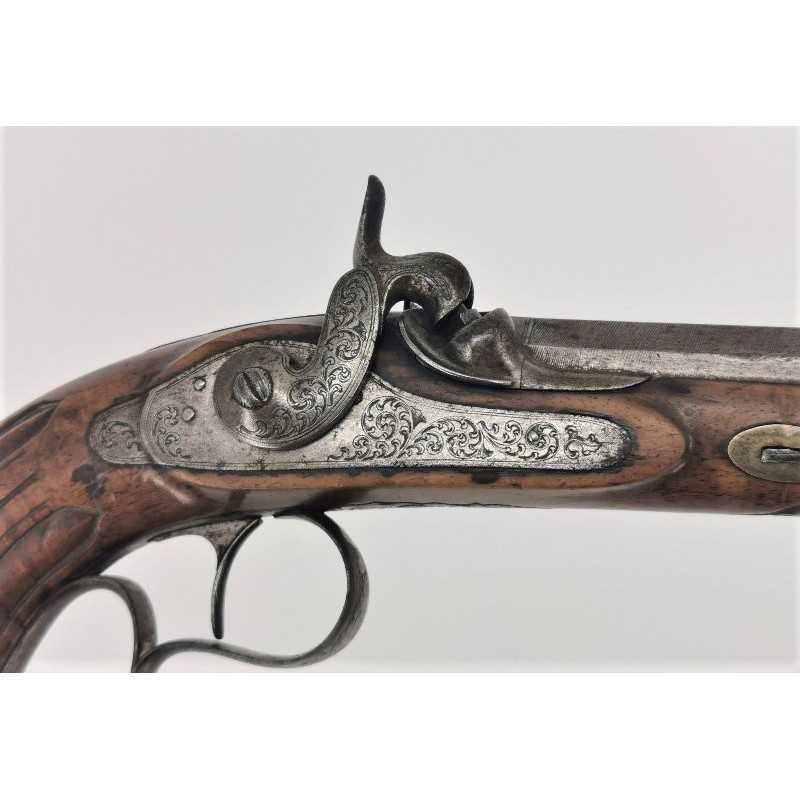 Handguns DEVISME à PARIS PISTOLET DE DUEL à PERCUSSION Calibre 12MM vers 1840 - France XIXè {PRODUCT_REFERENCE} - 1