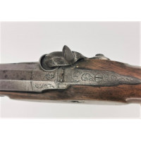 Armes de Poing DEVISME PISTOLET DE DUEL à PERCUSSION Calibre 12mm vers 1840 fini par SOTIAU Fils à Metz- France XIXè {PRODUCT_RE