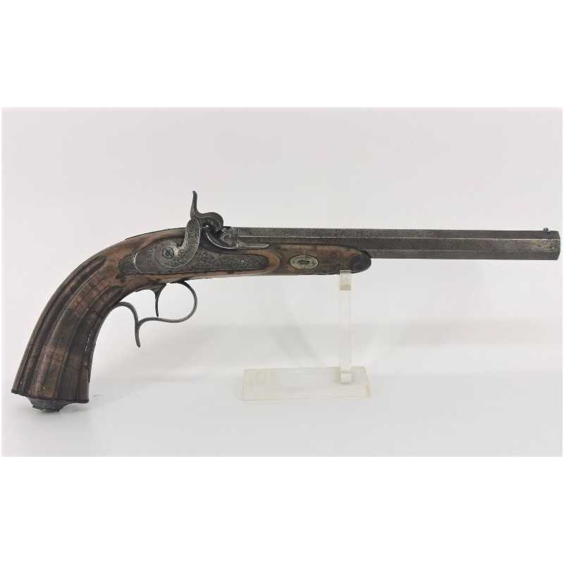 Handguns DEVISME à PARIS PISTOLET DE DUEL à PERCUSSION Calibre 12MM vers 1840 - France XIXè {PRODUCT_REFERENCE} - 3