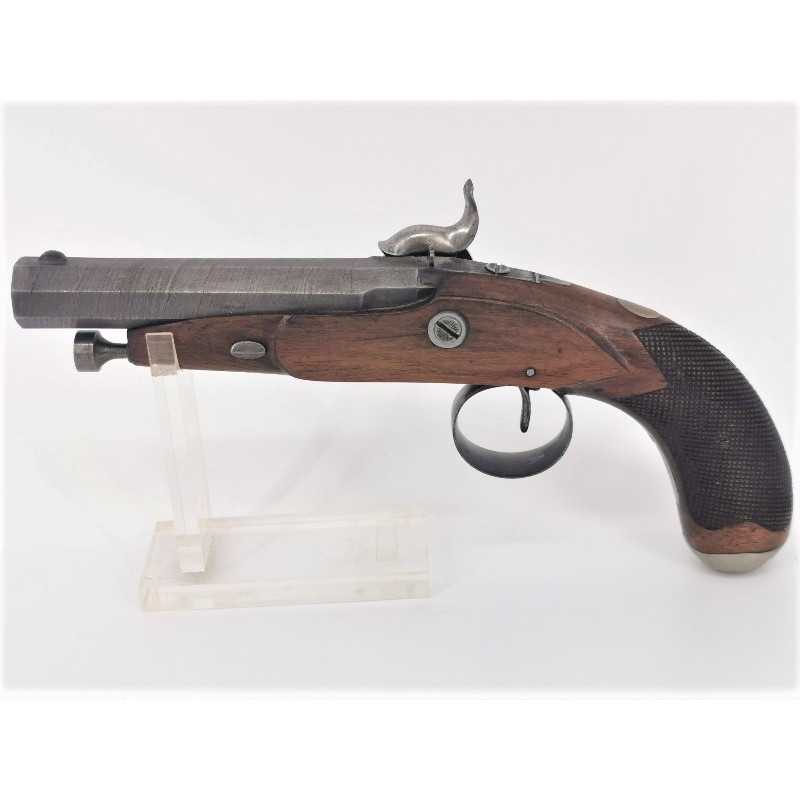 Handguns PISTOLET A PERCUSSION D'OFFICIER vers 1830 - 40 DAMAS - FRANCE XIXè {PRODUCT_REFERENCE} - 2