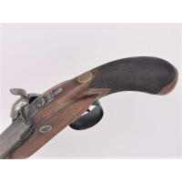 Armes de Poing PISTOLET A PERCUSSION D'OFFICIER vers 1840 DAMAS Rayures Cheveux - FRANCE XIXè {PRODUCT_REFERENCE} - 3