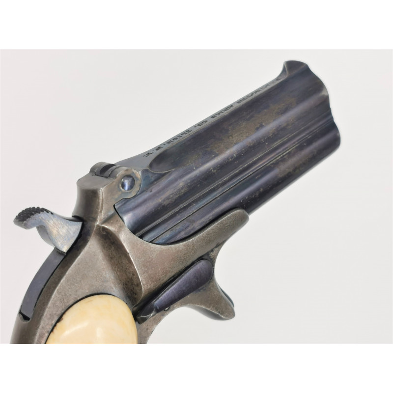 Handguns PISTOLET REMINGTON DOUBLE DERRINGER OVER UNDER Calibre 41 RF / Annulaire - USA XIXè {PRODUCT_REFERENCE} - 10