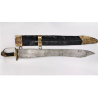 Armes et Objets de Marine IMPOSANT et UNIQUE SABRE DE BORD OFFICIER MARINE MILITAIRE DU ROI LOUIS XVI vers 1780 - France Ancienn