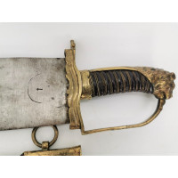 Armes et Objets de Marine IMPOSANT et UNIQUE SABRE DE BORD OFFICIER MARINE MILITAIRE DU ROI LOUIS XVI vers 1780 - France Ancienn