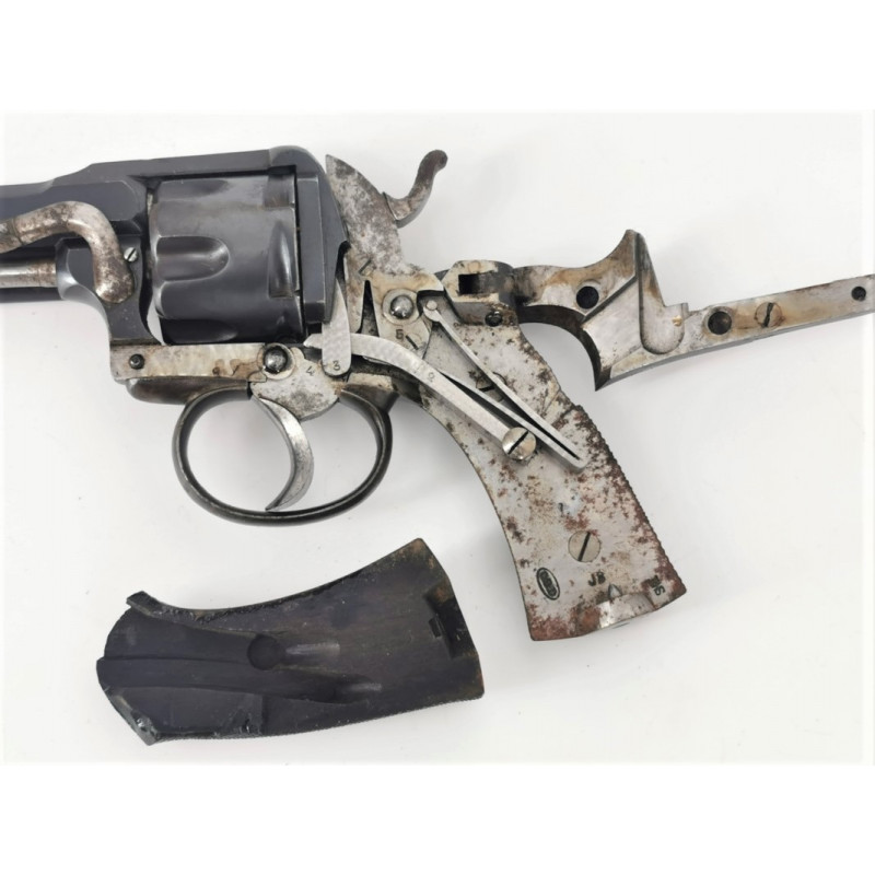 Handguns REVOLVER FAGNUS MAQUAIRE Liégeois Calibre 320 avec ETUI CUIR  - BELGIQUE XIXè {PRODUCT_REFERENCE} - 3