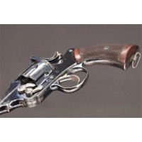 Armes de Poing REVOLVER DE STAND WEBLEY MODÈLE 1896 VERSION TARGET DANS SA VALISE CUIR AVEC CONVERSION  CAL.22/5.6MM N°13632 - 7