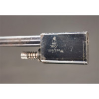 Armes de Poing REVOLVER DE STAND WEBLEY MODÈLE 1896 VERSION TARGET DANS SA VALISE CUIR AVEC CONVERSION  CAL.22/5.6MM N°13632 - 1