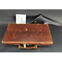 Armes de Poing REVOLVER DE TIR  WEBLEY TARGET MODEL 1896  en valise cuir  Calibre 455 / 450  &  22 Morris  -  Royaume-Uni XIXè {