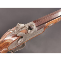 Armes de Poing COFFRET PAIRE PISTOLETS DE DUEL par AURY à SAINT ETIENNE  état neuf  - France XIXè {PRODUCT_REFERENCE} - 19