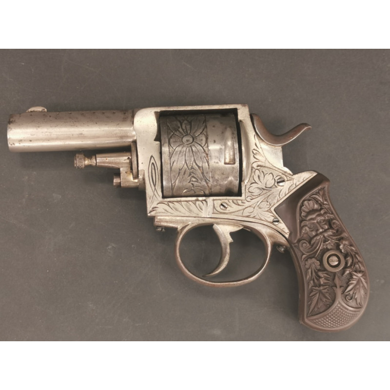 Handguns REVOLVER BULL DOG CALIBRE 450 SIMPLE & DOUBLE ACTION ELG 1890 - BELGIQUE XIXè {PRODUCT_REFERENCE} - 1