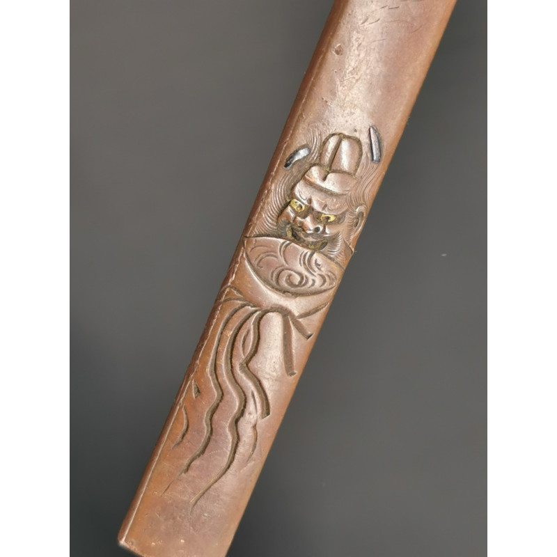 Arts & Armes du Japon KOZUKA AIKUCHI TANTO KATANA WAKIZASHI ONI - JAPON 19è {PRODUCT_REFERENCE} - 6 Arts & Armes du Japon KOZUKA AIKUCHI TANTO KATANA WAKIZASHI ONI - JAPON 19è {PRODUCT_REFERENCE} - 6