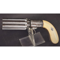 Handguns POIVRIERE de type MARIETTE  8 CANONS  CALIBRE 8mm à percussion - Belgique XIXè {PRODUCT_REFERENCE} - 6
