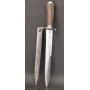 Couteaux Anciens & Divers FORT COUTEAU DE CHASSE  VENERIE Signée GUERRE à LANGRES Lame  DAMAS vers 1856 - FRANCE XIXè {PRODUCT_R