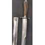 Couteaux Anciens & Divers FORT COUTEAU DE CHASSE  VENERIE Signée GUERRE à LANGRES Lame  DAMAS vers 1856 - FRANCE XIXè {PRODUCT_R