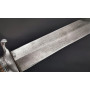 Couteaux Anciens & Divers FORT COUTEAU DE CHASSE  VENERIE Signée GUERRE à LANGRES Lame  DAMAS vers 1856 - FRANCE XIXè {PRODUCT_R