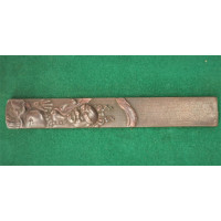 Arts & Armes du Japon KOZUKA AIKUCHI TANTO KATANA WAKIZASHI  FUJIN OU RAIJIN- JAPON 19è {PRODUCT_REFERENCE} - 1