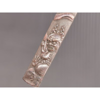 Art du Japon KOZUKA AIKUCHI TANTO KATANA WAKIZASHI  FUJIN OU RAIJIN- JAPON 19è {PRODUCT_REFERENCE} - 6