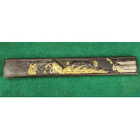 Arts & Armes du Japon KOZUKA AIKUCHI TANTO KATANA WAKIZASHI  PAN ROCHE & CASCADE  - JAPON 19è {PRODUCT_REFERENCE} - 1