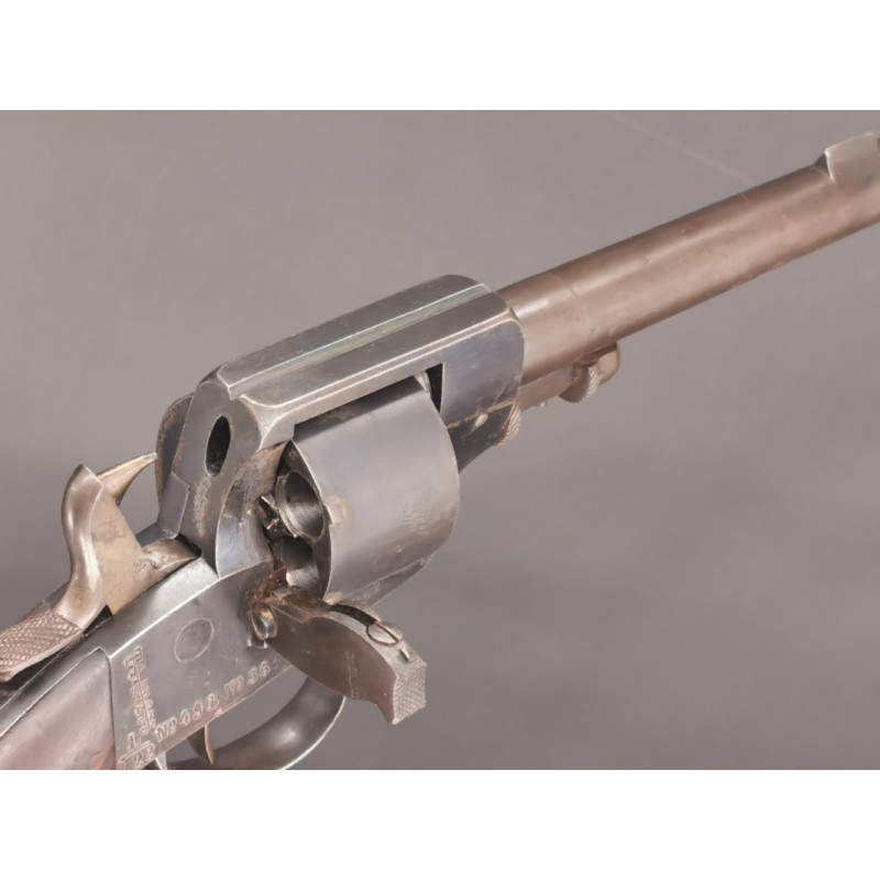 Handguns REVOLVER FRANCOTTE Simple Action Modèle 1871 CONTRAT MILITAIRE SUÉDOIS Calibre 11mm - BE XIX {PRODUCT_REFERENCE} - 5