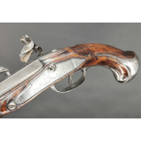 Armes de Poing LONG PISTOLET A SILEX  Signé MAUGER à LISIEUX - FRANCE Ancienne Monarchie - Louis XV {PRODUCT_REFERENCE} - 4