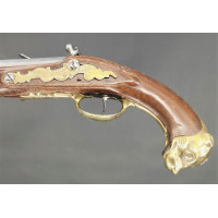 Armes et Objets de Marine PISTOLET OFFICIER DE MARINE à Silex Signé JOSEPH DUMAREST à ST ETIENNE - Louis XVI - France Ancienne M