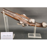 Armes de Poing PISTOLET à SILEX DE VENERIE CHASSE LOUIS XVI Signé Joseph DUMAREST - France Ancienne Monarchie {PRODUCT_REFERENCE