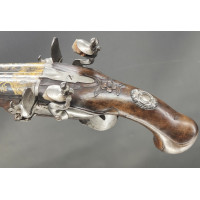 Armes de Poing PISTOLET à SILEX DE VENERIE CHASSE LOUIS XVI Signé Joseph DUMAREST - France Ancienne Monarchie {PRODUCT_REFERENCE