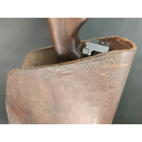 Militaria ETUI HOLSTER EN CUIR  de  PM THOMPSON M1  MODELE 1828  dater 1942  MOTO HARLEY  -  USA WW2 {PRODUCT_REFERENCE} - 2