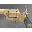 REVOLVER 7mm à Broches en LAITON Gravé - FRANCE XIXè