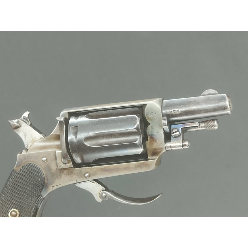Handguns REVOLVER de type VELODOG CALIBRE 22 EXTRA LONG - 22LR ANNULAIRE D'ORIGINE ! - Belgique XIXè {PRODUCT_REFERENCE} - 2