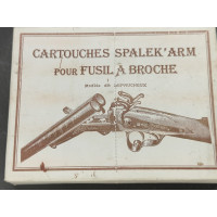 Cartouches Collection SPALEK  BOITE MUNITIONS POUDRE NOIRE CARTOUCHES DE CHASSE Calibre 16 à BROCHE {PRODUCT_REFERENCE} - 1