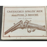 Munitions  SPALEK  BOITE MUNITIONS POUDRE NOIRE DE  CHASSE Calibre 16 à BROCHE {PRODUCT_REFERENCE} - 1