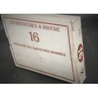 Munitions  SPALEK  BOITE MUNITIONS POUDRE NOIRE DE  CHASSE Calibre 16 à BROCHE {PRODUCT_REFERENCE} - 2