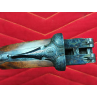 Chasse & Tir sportif PAIRE FUSILS type MAISONNIAL PLATINES ANGLAISE PURDEY ou HOLLAND Canons HEURTIER SAINT EITIENNE Calibre 12/