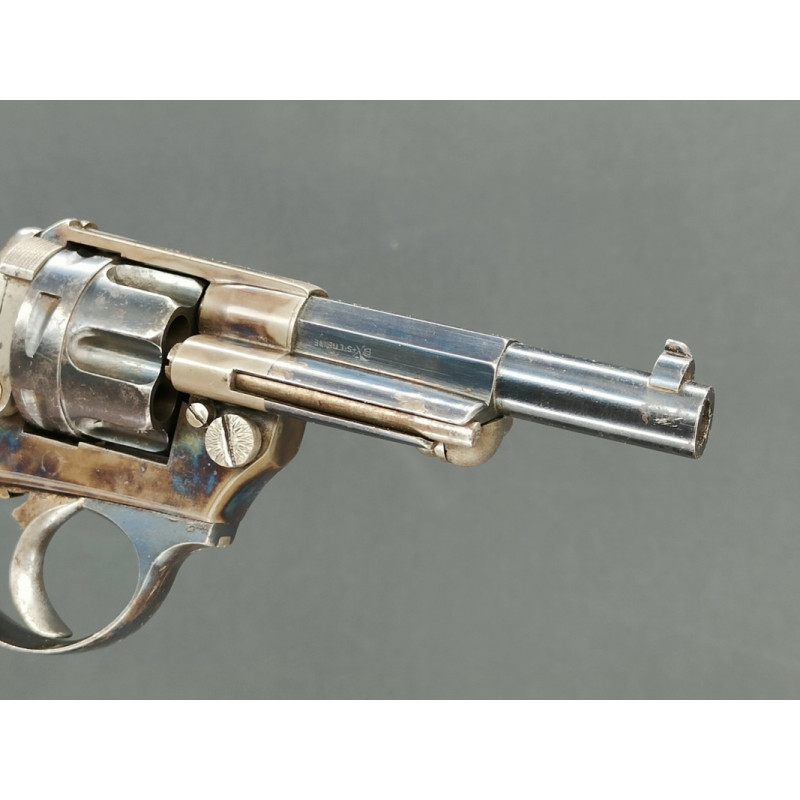 Armes de Poing REVOLVER Modèle 1874 en REDUCTION calibre 7mm Central Mre Saint Etienne - France XIXè {PRODUCT_REFERENCE} - 7