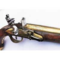 Armes et Objets de Marine GRAND PISTOLET A SILEX D'OFFICIER DE MARINE MODELE An II - FRANCE REVOLUTION {PRODUCT_REFERENCE} - 13