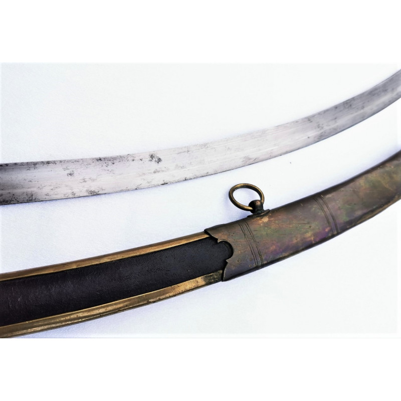 Armes Blanches SABRE DE CHASSEUR A CHEVAL HUSSARD  REVOLUTIONNAIRE VERS 1790 - France fin XVIIIè {PRODUCT_REFERENCE} - 19