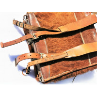 Militaria SAC A DOS ALLEMAND WW2 TRANSMISSION TORNISTER POIL DE VACHE - Allemagne Seconde Guerre {PRODUCT_REFERENCE} - 8