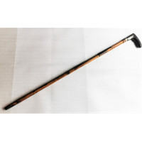 ANTIQUITES RARE CANNE FUSIL CHIEN EXTERNE POIGNEE BASCULANTE CALIBRE 12mm  410/50  - Saint Etienne France XIXè {PRODUCT_REFERENC