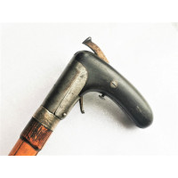 ANTIQUITES RARE CANNE FUSIL CHIEN EXTERNE POIGNEE BASCULANTE CALIBRE 12mm  410/50  - Saint Etienne France XIXè {PRODUCT_REFERENC