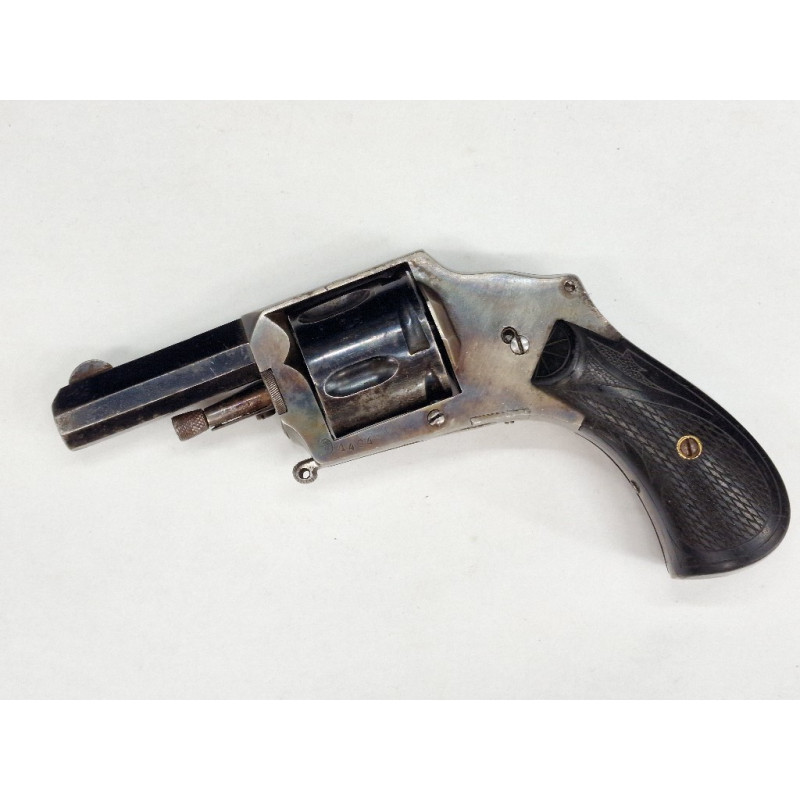 Handguns REVOLVER FAG VELODOG BOSSU HAMERLESS à PONTET Calibre 7,65 - Allemagne XIXè {PRODUCT_REFERENCE} - 1