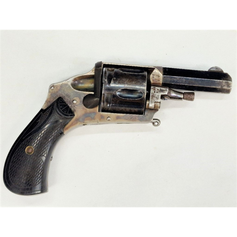 Handguns REVOLVER FAG VELODOG BOSSU HAMERLESS à PONTET Calibre 7,65 - Allemagne XIXè {PRODUCT_REFERENCE} - 4