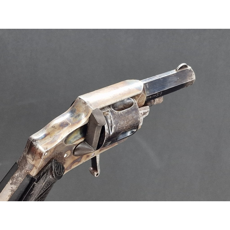 Handguns REVOLVER FAG VELODOG BOSSU HAMERLESS à PONTET Calibre 7,65 - Allemagne XIXè {PRODUCT_REFERENCE} - 7