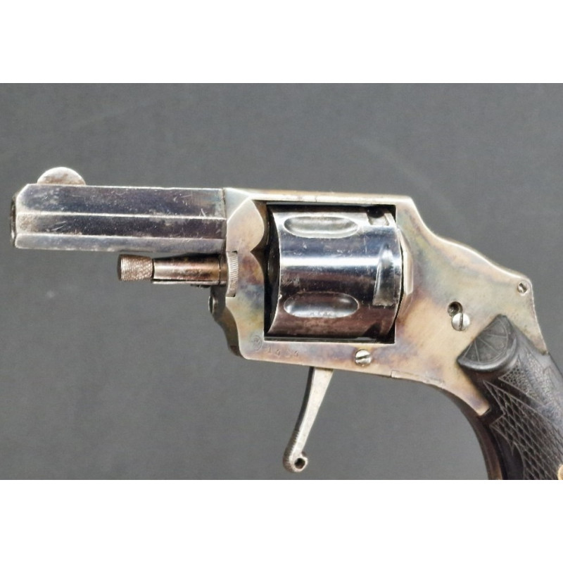 Handguns REVOLVER FAG VELODOG BOSSU HAMERLESS à PONTET Calibre 7,65 - Allemagne XIXè {PRODUCT_REFERENCE} - 8