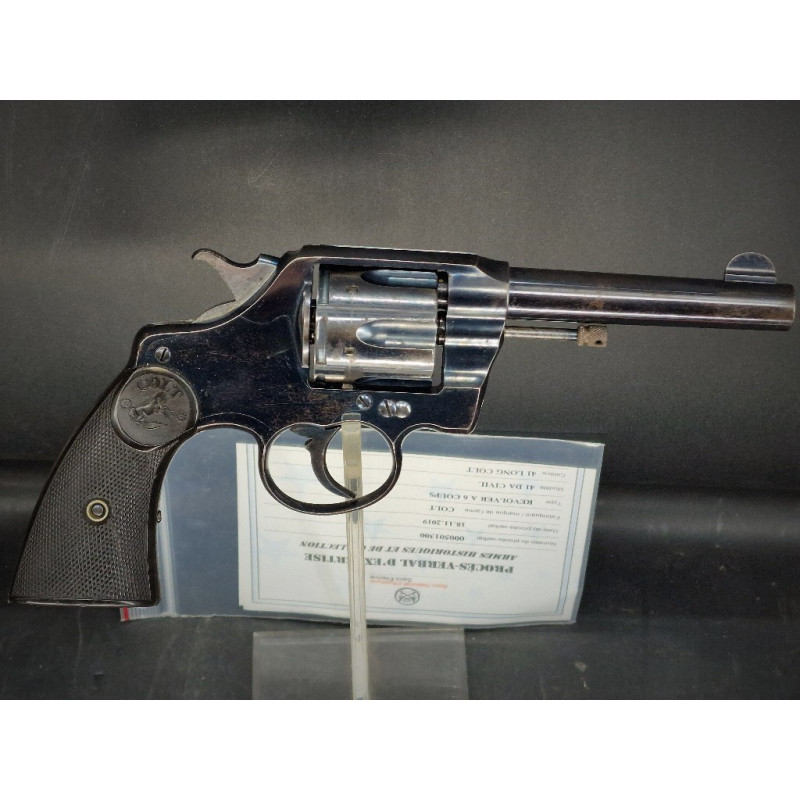 Handguns REVOLVER COLT 1895 NEW ARMY 4.5 Pouces Calibre 41 LC  1907  - USA  XIXè {PRODUCT_REFERENCE} - 2